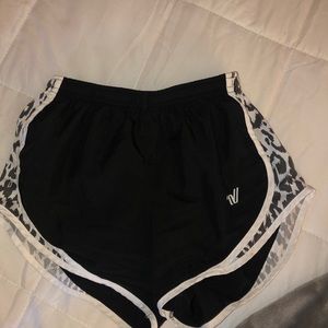 Black athletic shorts